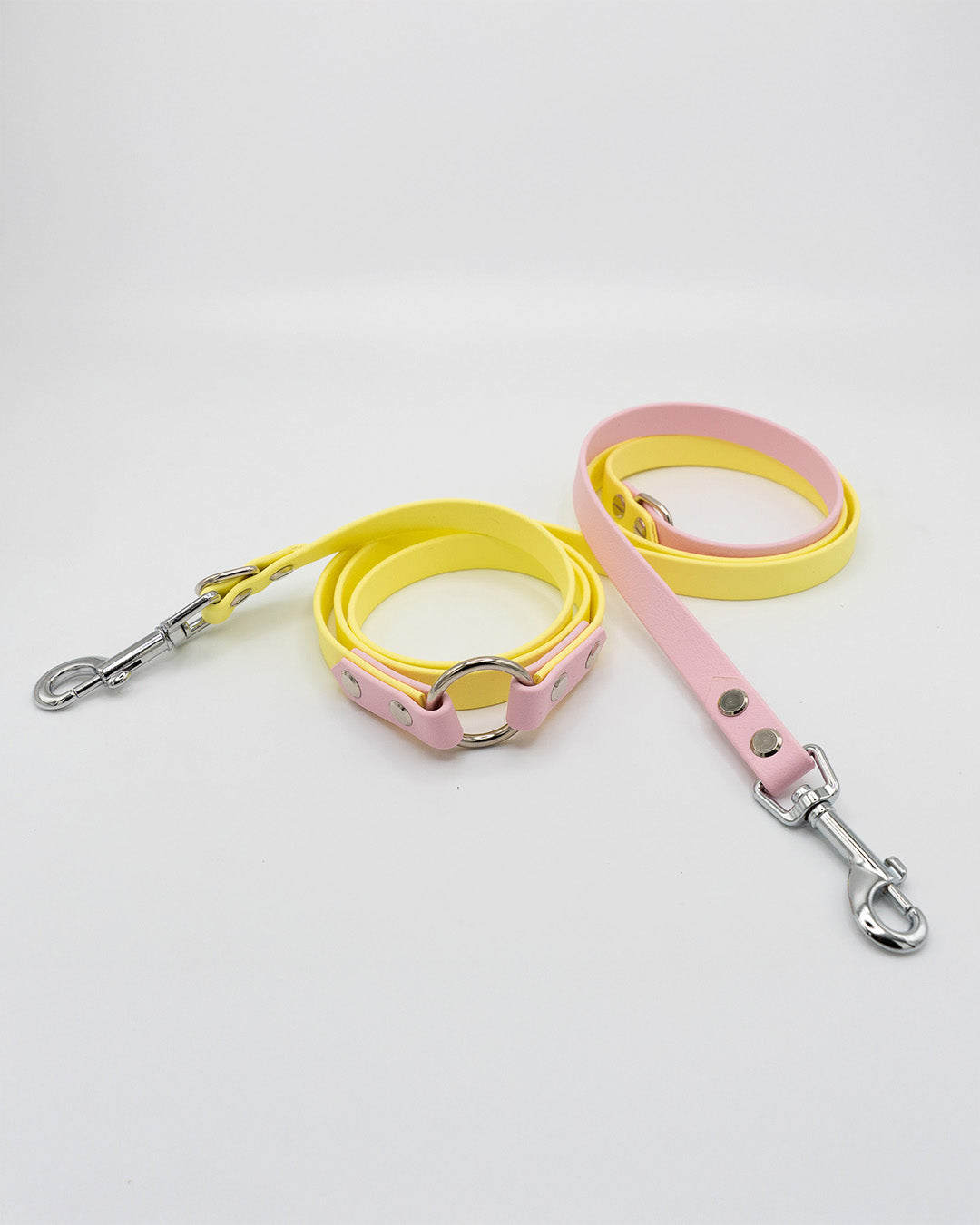 Adventure Leine – Pastellrosa x Pastellgelb