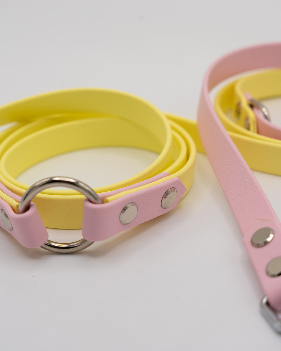 Adventure Leine – Pastellrosa x Pastellgelb