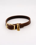 Classic Heritage Halsband - Dunkelbraun HU 35-40 cm