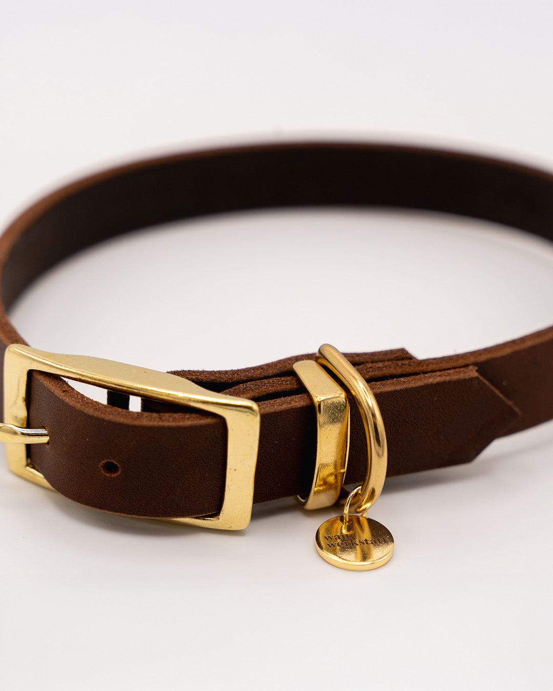 Classic Heritage Halsband - Dunkelbraun HU 35-40 cm