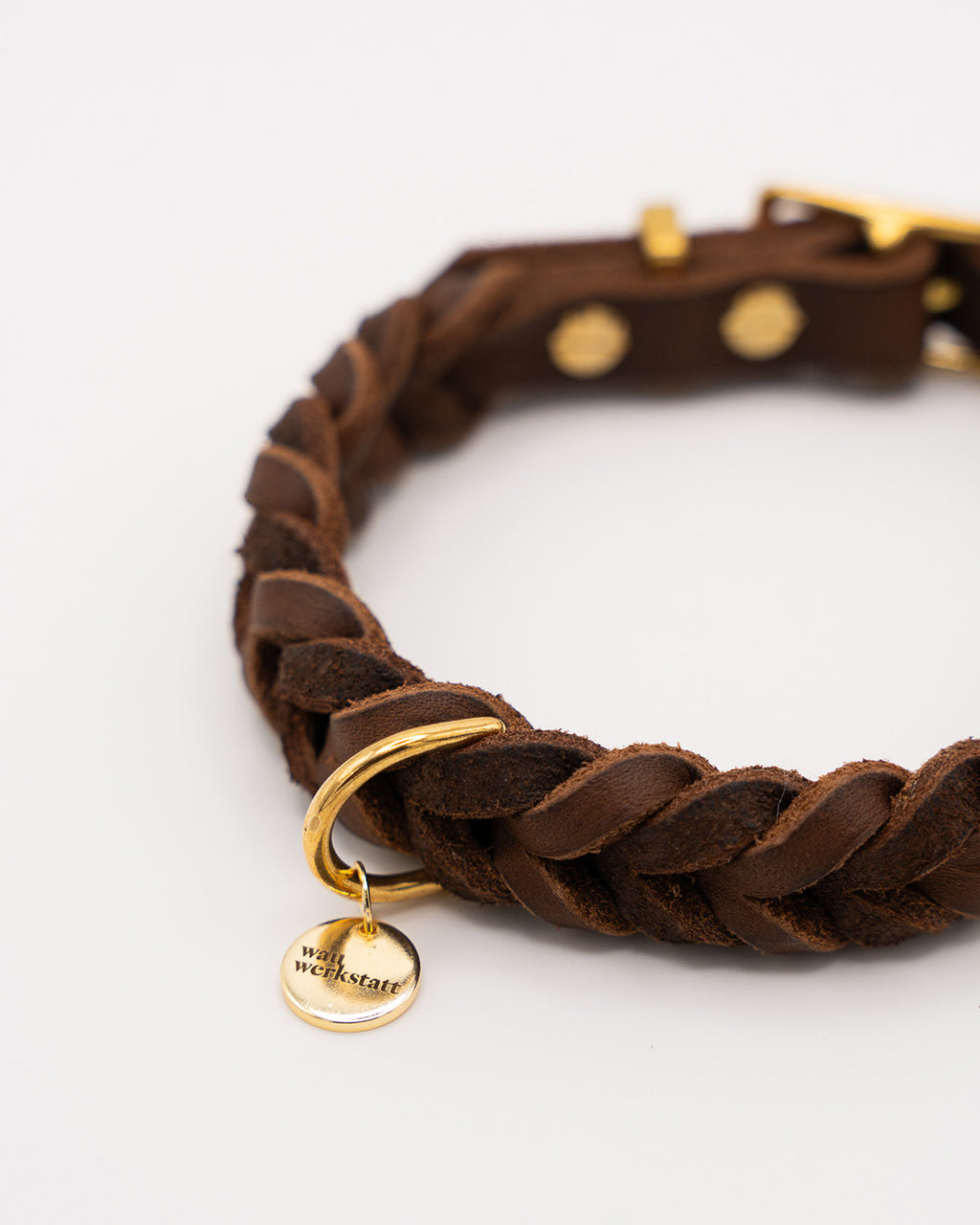 Geflochtenes Classic Heritage Halsband - Dunkelbraun