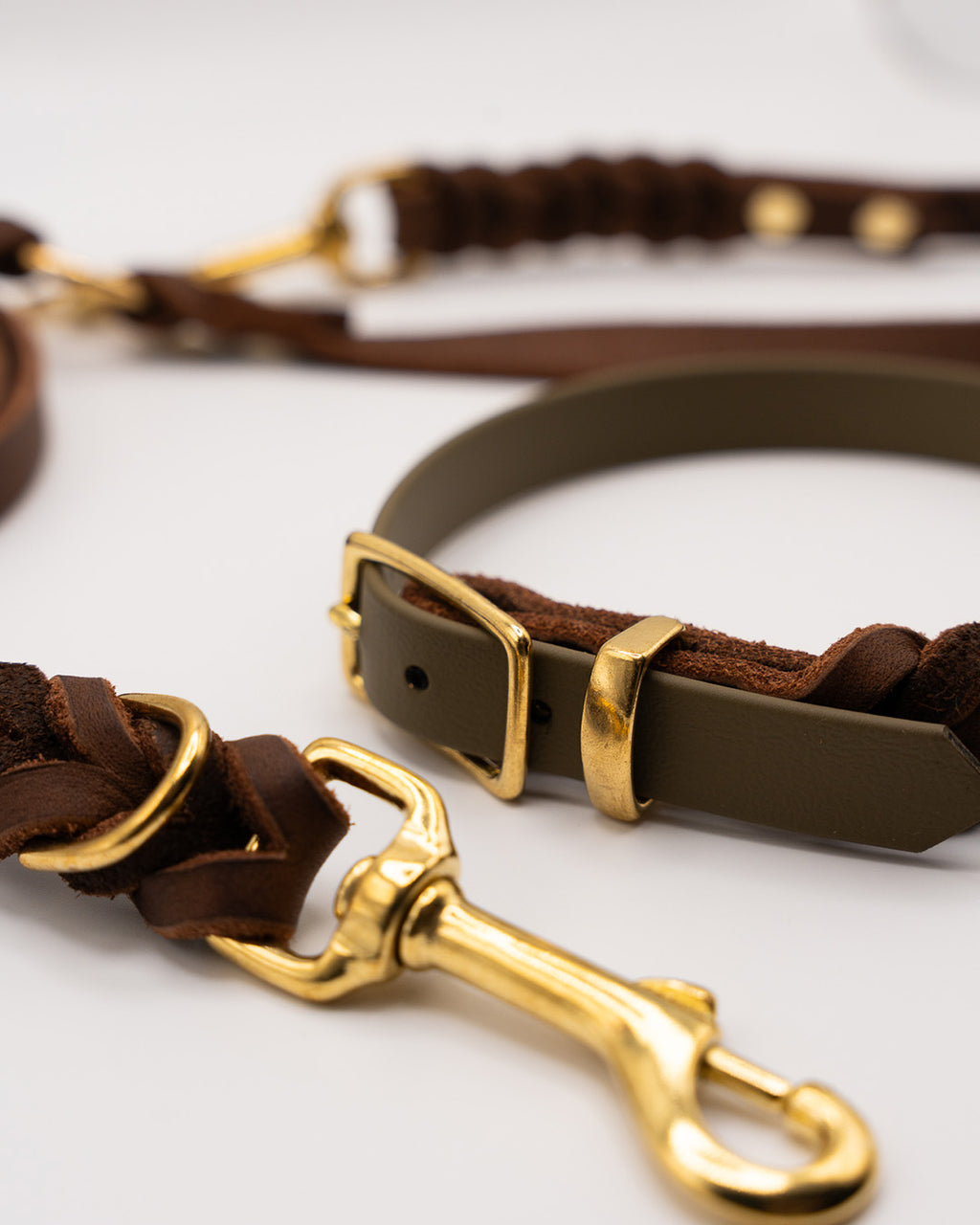 Noble Halsband – Forest Brown