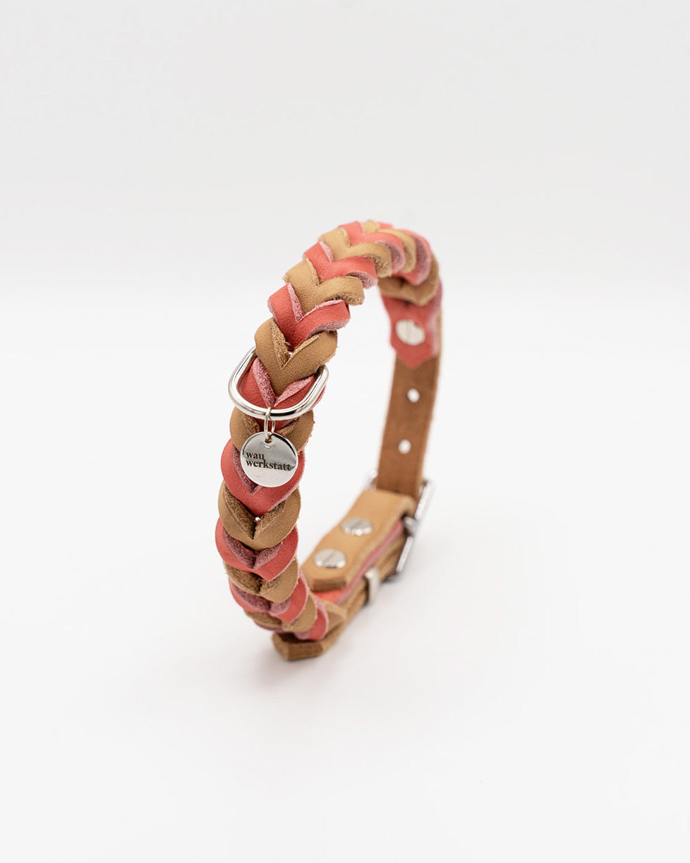 Geflochtenes Heritage Halsband - Desert Blush