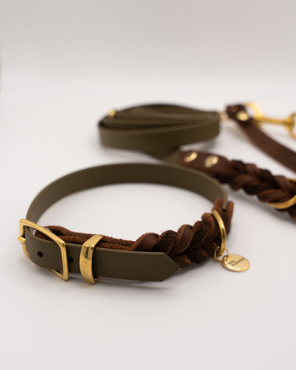 Noble Halsband – Forest Brown