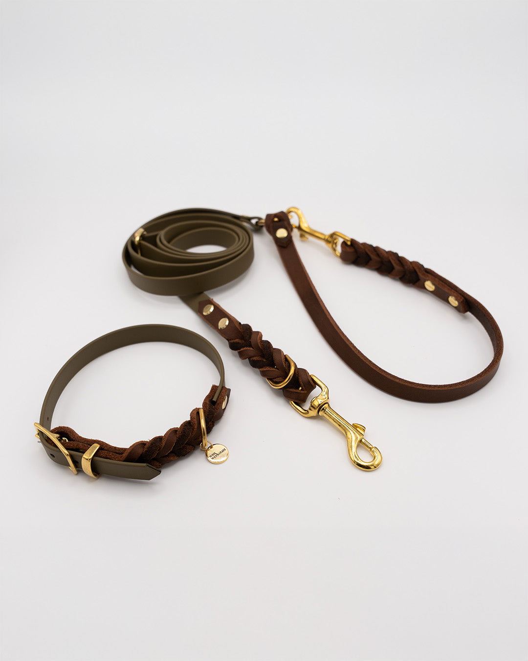 Noble Halsband – Forest Brown