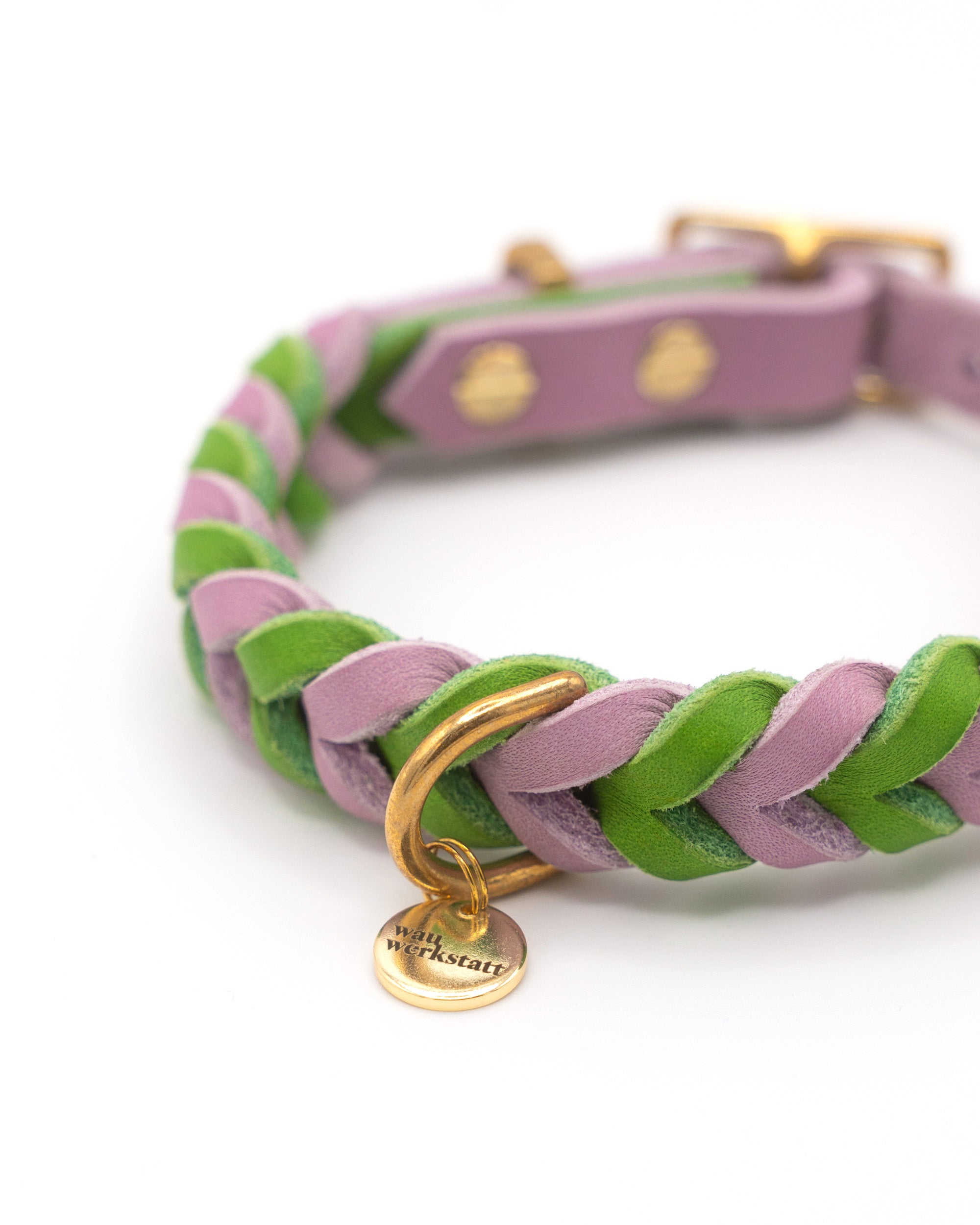 Geflochtenes Heritage Halsband - Lavender Matcha