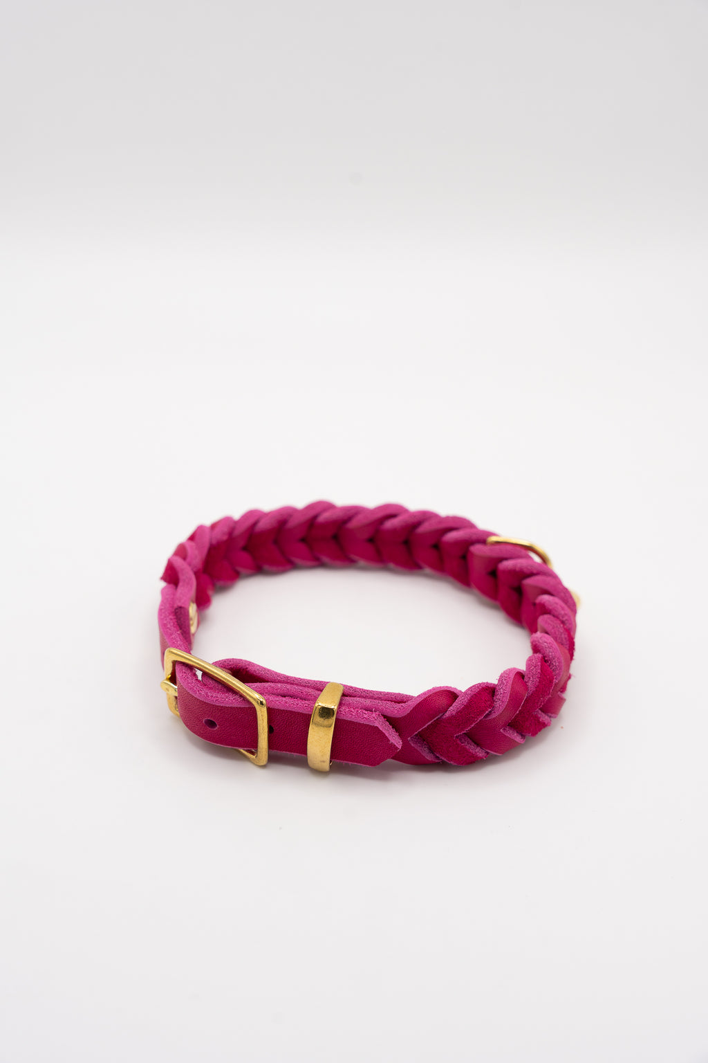 Geflochtenes Color Heritage Halsband - Pink