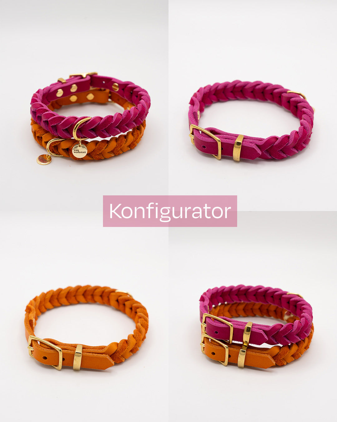 Konfigurator - Geflochtenes Color Heritage Halsband