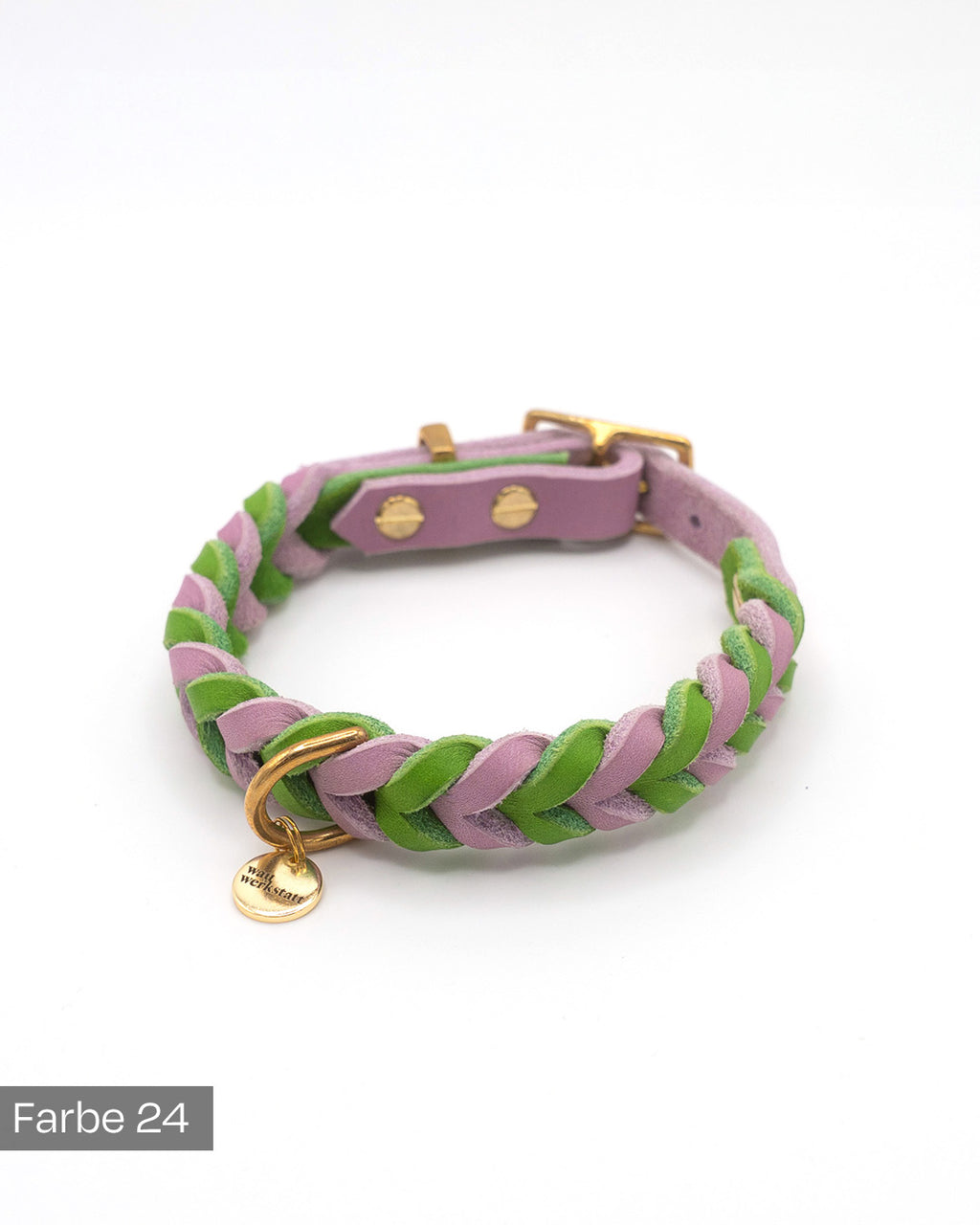 Geflochtenes Heritage Halsband - Lavender Matcha
