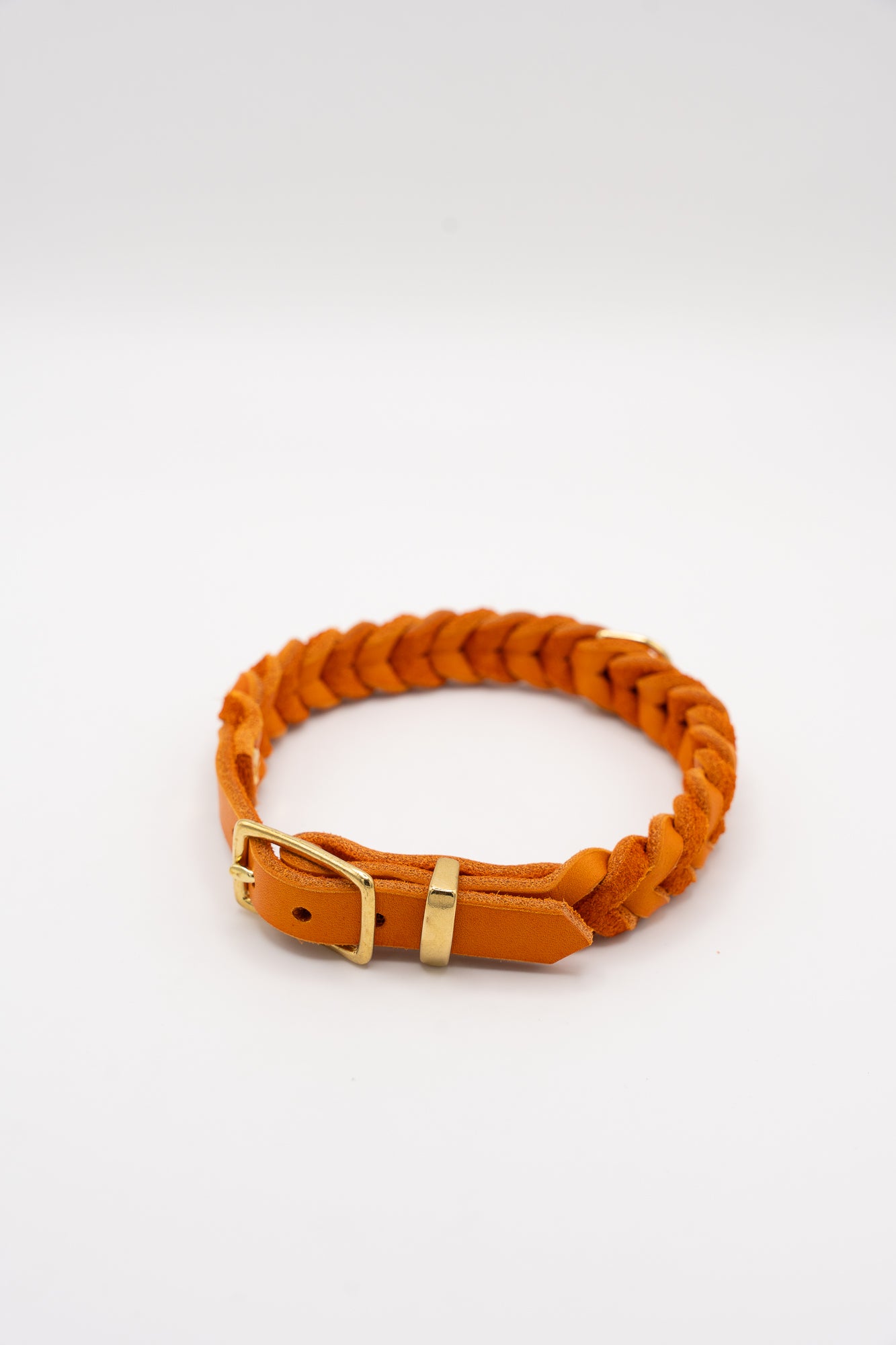 Geflochtenes Color Heritage Halsband - Orange HU 30-35 cm