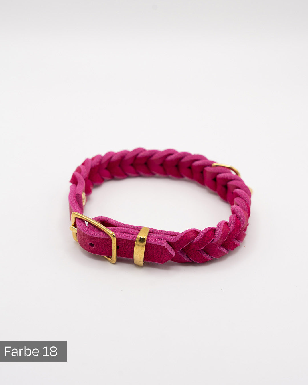 Geflochtenes Heritage Halsband - Pink