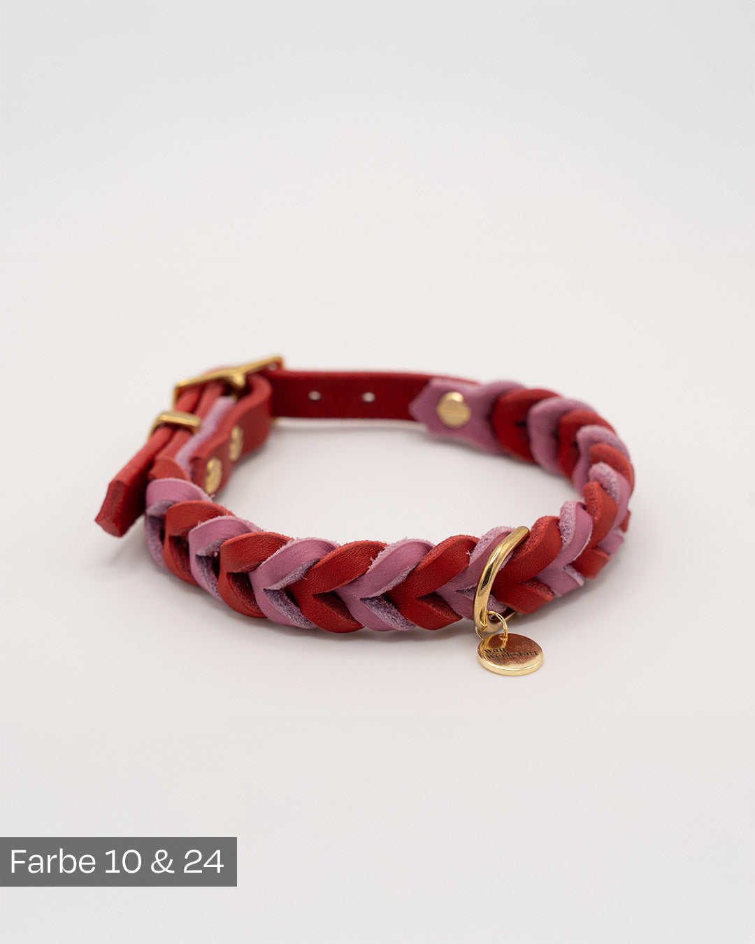 Geflochtenes Heritage Halsband - Red Ember