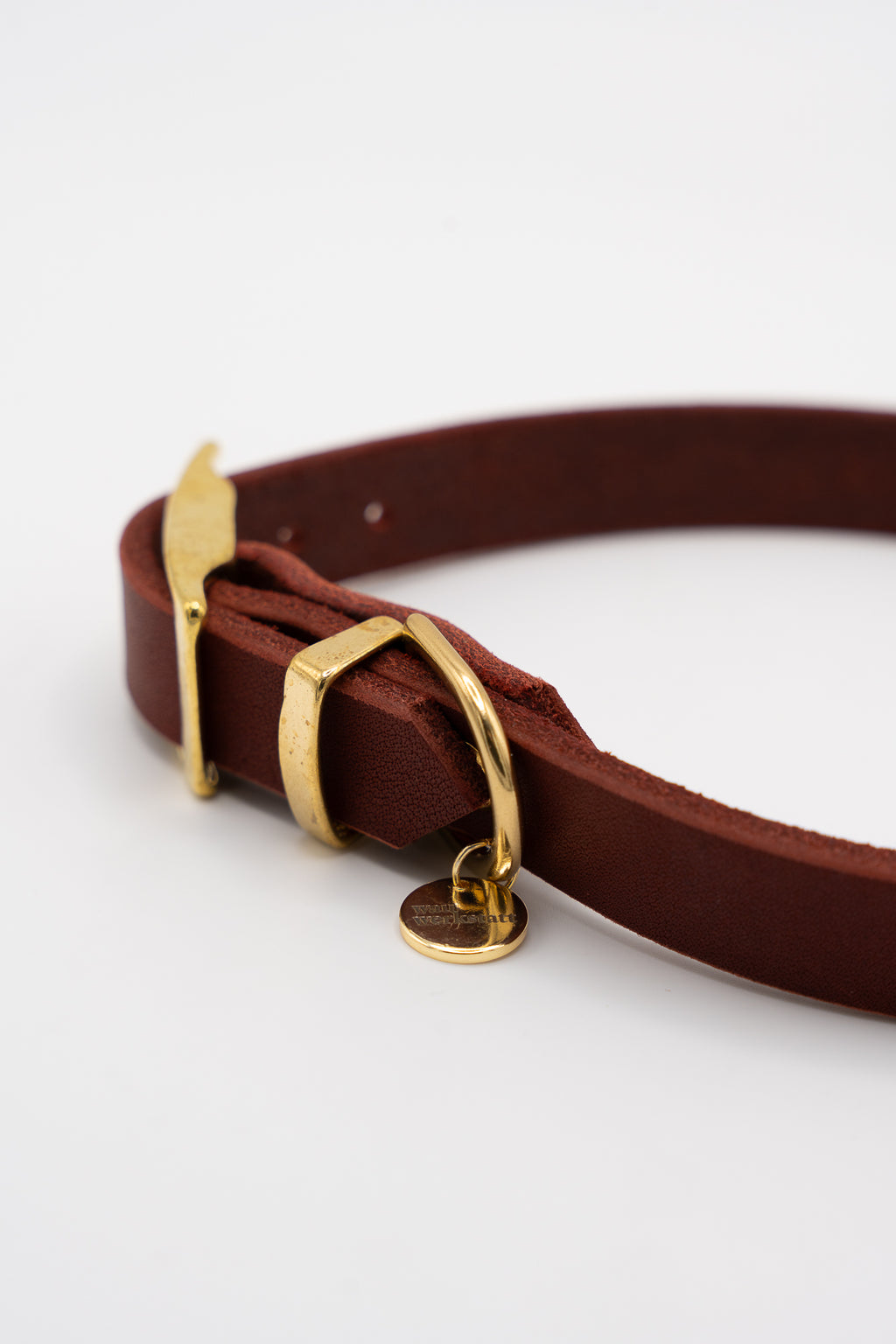 Classic Heritage Halsband - Rostrot HU 37-42 cm