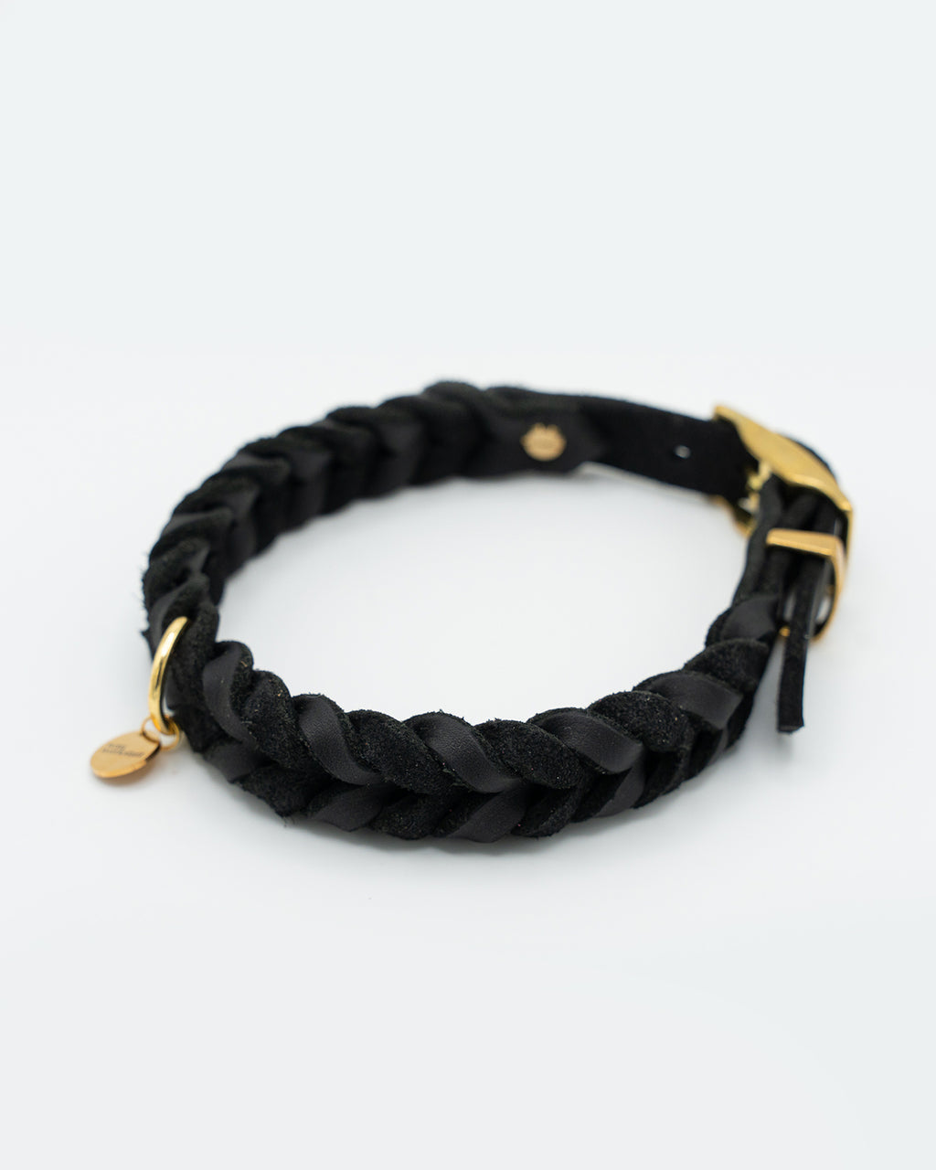 Geflochtenes Heritage Halsband - Schwarz  HU 34-39,5 cm