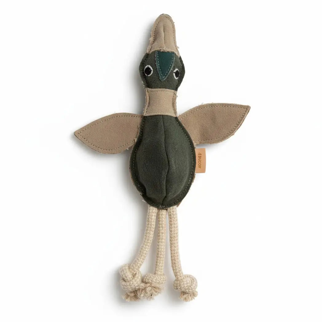 Hundespielzeug aus Leder "Ente"