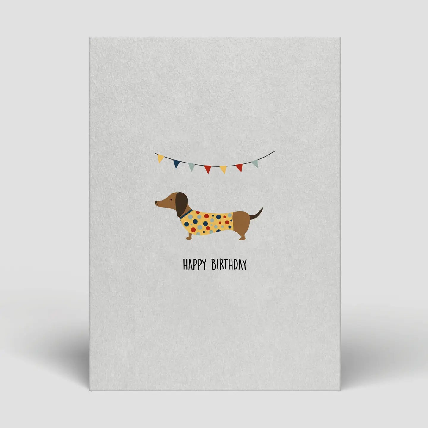 Happy Birthday Dackel / Postkarte